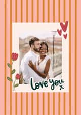 Personalised Valentines Day Photo Card created by Abbie Imagine - Classic Valentine's Day Card - Love You