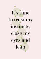 Wicked Inspired Card Good Luck Goodbye Leaving Defying Gravity Lyrics created by Kayleigh Kreates