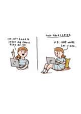 Funny Birthday Card - Just One More Cat Video created by Ohh Deer