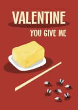 Funny Valentine's Day Card - Butterflies created by Pickled Prints