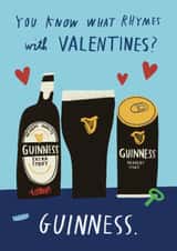 Funny Valentine's Day Card - Guinness created by Alice Mole Illustration