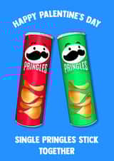Fun Valentine's Day Card - Single Pringle - Palentine's Day created by Poppy & Mabel