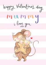 Cute Valentine's Day Card - From The Kids - For Mummy created by Making Meadows Ltd