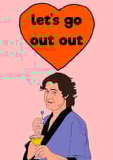 Funny, cheeky, Valentine’s Day card. Perfect for Micky Flanagan fans. created by Peter Cole Puns