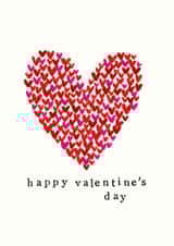 Classic Valentine's Day Card - Hearts created by Sea & Tea