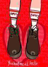 VALCOMP Valentine/anniversary/Cheeky & romantic Rumpy Pumpy, you had me at hello created by Higgledy Ink Illustration