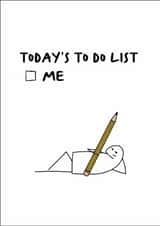 Cheeky Valentine's Card - To Do List - From Boyfriend or Husband created by Hey Bungalow Designs