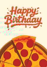 Happy Birthday - Pizza Card created by Ayliesh Chaplin