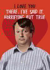 Funny Valentine's Day/Anniversary Card - Mark Corrigan - Peep Show created by AbiGoLucky