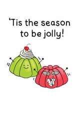 Sweet Card to Make Someone Smile - Jolly Jelly - 'Tis The Season to be Jolly created by CBL