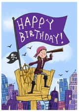 Happy birthday card for your favourite pirate! created by Jennifer Jamieson