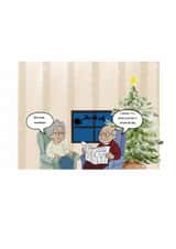 Funny christmas card, funny. Sweary created by Hannah Welch