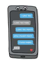 I Love You Moist. Funny Valentine's Day or Anniversary Card. created by mungo and shoddy