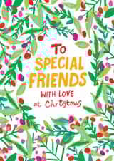 Classic Christmas Card - Special Friends - Holly And Berries created by Paper Salad