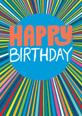 Happy Birthday Beams Card created by Paper Salad