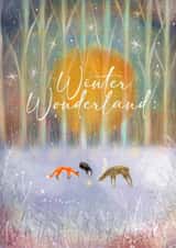 A Fallen Star - Christmas card - Cute - Classic - Wildlife - Card for friend created by Victoria Lucy Williams