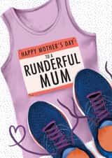 Classic Mother's Day Card - Running created by Debbie Daley Illustrations