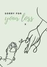 Sorry For Your Loss Pet created by House of Aurora
