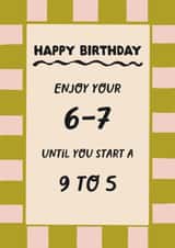 Cheeky Birthday Card For Teenager - 6 7 created by Bellollage