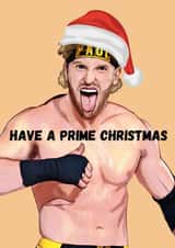 Funny Logan Paul Christmas Card. created by Josh Andy