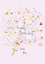 Fun Birthday Card - For Her - Party Popper Confetti - Have Fun created by SABIVO Design by Sabina