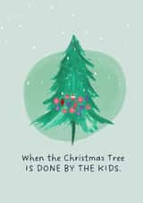 Funny Christmas card created by Anna Green