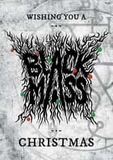 Wrestling Christmas Card - Black Mass Christmas - For a Wrestling Friend created by mil.creative_