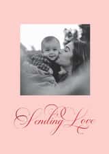 Personalised Valentines Day Photo Card created by lori wemple - Classic Valentine's Day Card - Sending Love