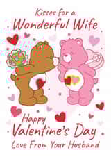 Cute Valentine’s Day Card - For Wife – Care Bears Love Card created by Danilo