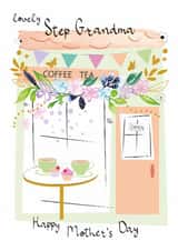 Traditional Mother's Day Card - For Step Grandma - Afternoon Tea created by SABIVO Design by Sabina