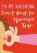 Funny Valentine's Day Card - Squeezing Spots created by AbiGoLucky