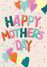 Classic Mother's Day Card - Colourful Balloons created by Louise Tiler