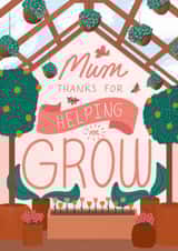 Pretty Mother’s Day card for a garden loving mum created by Nicole Pritchard