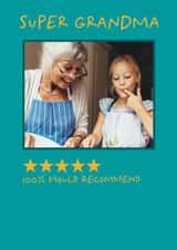 Personalised Mothers Day Photo Card created by Nicole Pritchard - Mother’s Day card for grandma- 5 star review