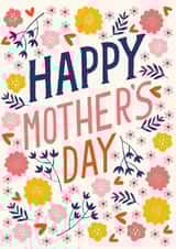 Classic Mother's Day Card - Pretty Florals created by The Boy and the Bear