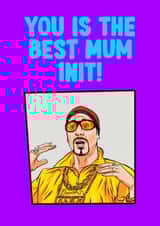 Funny Ali G Mothers Day Card - Cheeky Fun Card created by ZB CREATIVE