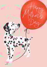 Cute Mother's Day Card - Dalmatian Puppy created by Debbie Daley Illustrations