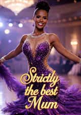 Pretty Mother’s Day Card – Strictly Come Dancing — Best Mum created by Dottie Mottie