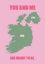Funny Valentines card for your Irish Significant Other - United Ireland created by Aoife Phelan