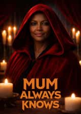 Funny Mother’s Day Card – The Traitors – Mum Knows Things created by Dottie Mottie