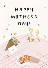 Cute Mother's Day Picnic Card created by Lauren Barclay