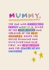 Classic Mother's Day Card - For Mummy - Heartfelt Definition created by Sarah Harding