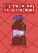 Cute and Funny - Mother's Day card - for Mummy - Calpol created by Pickled Prints