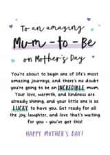 Heartfelt Mother's Day Card - For Mum-To-Be - Pregnancy created by Kreate Paper Co.