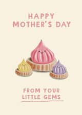 Cute Mother’s Day card - From Your Little Gems - From the Kids created by Giddy Kipper