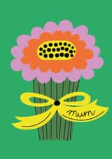 Arty Mother’s Day Card - Colourful Bouquet created by Liina Lember