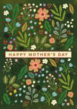 Wildflower Meadow, Flowers and Hearts Mother’s Day Card created by Eli the Goat