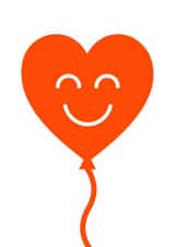 Cute Love Heart Balloon Friendship Card created by Wits & Giggles