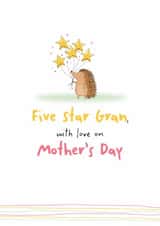 Cute card for a special GRAN on Mother's Day - Five Star created by Dandelion Stationery