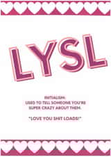 Valentine's Day or ANY day you want to tell someone you're crazy about them! created by Adam n Eve It